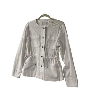 Anthropologie jacket by Marrakech white sz Medium
